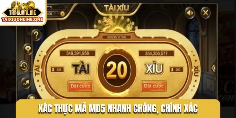 Xác thực mã MD5 nhanh chóng, chính xác