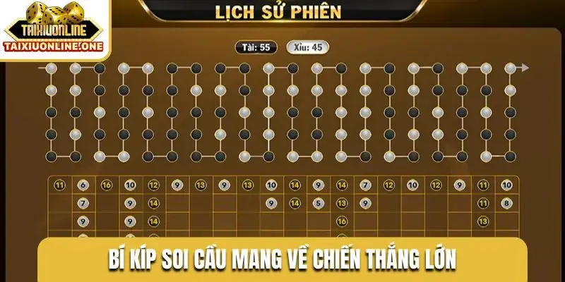 Bí kíp soi cầu mang về chiến thắng lớn