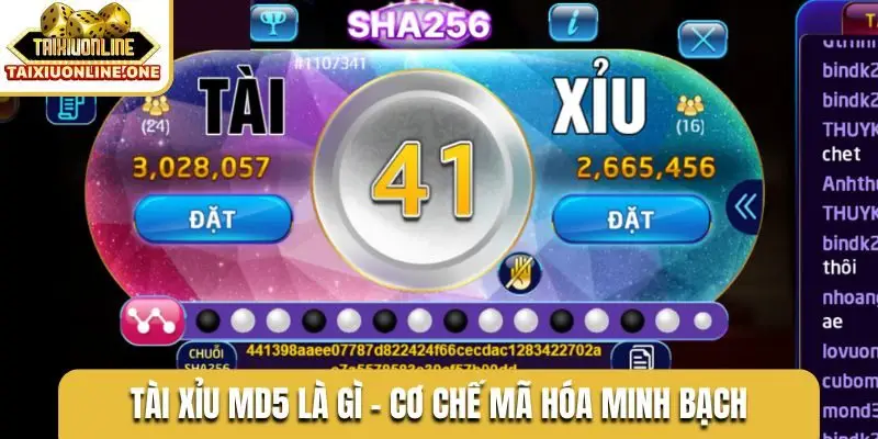 Tài xỉu MD5 là gì