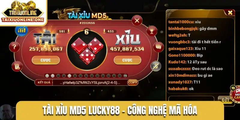Tài xỉu MD5 Lucky88